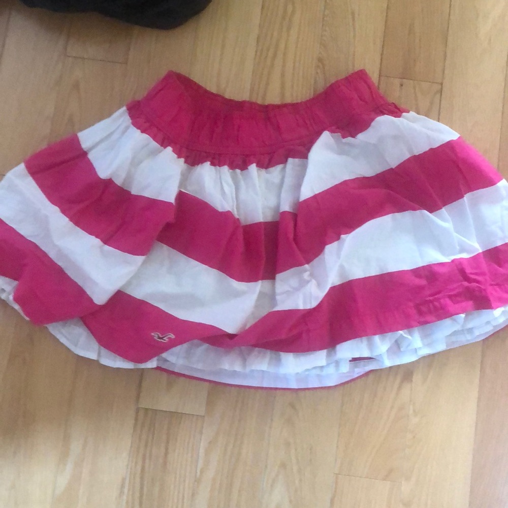 Pink and White Skirt